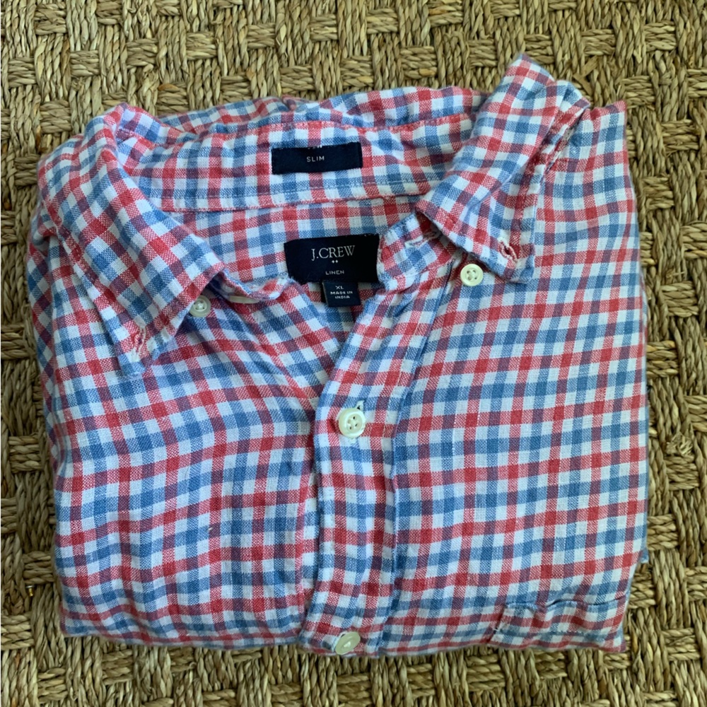 J. Crew linen shirt
